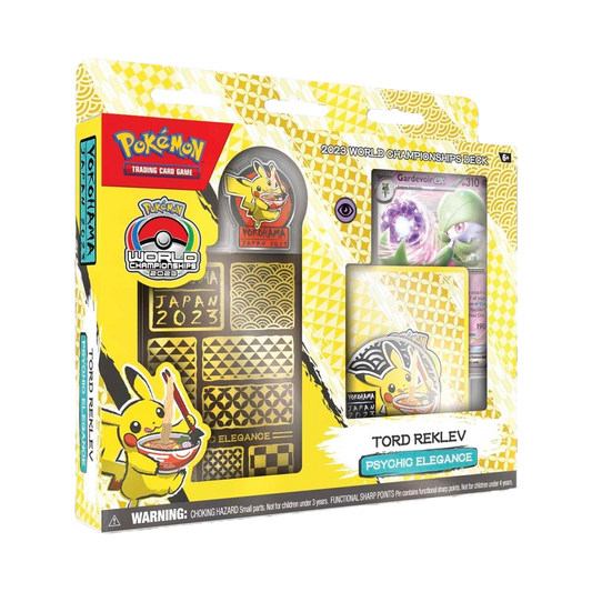 2023 Pokémon World Championships Deck – Tord Reklev Psychic Elegance sealed box with Gardevoir ex artwork