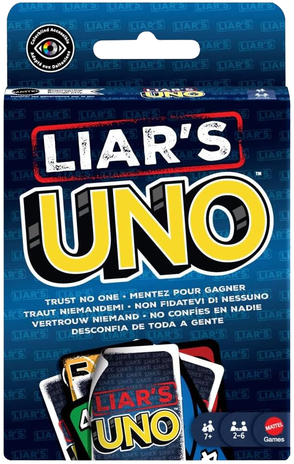Liar's UNO Card Game - Trust No One Party Game