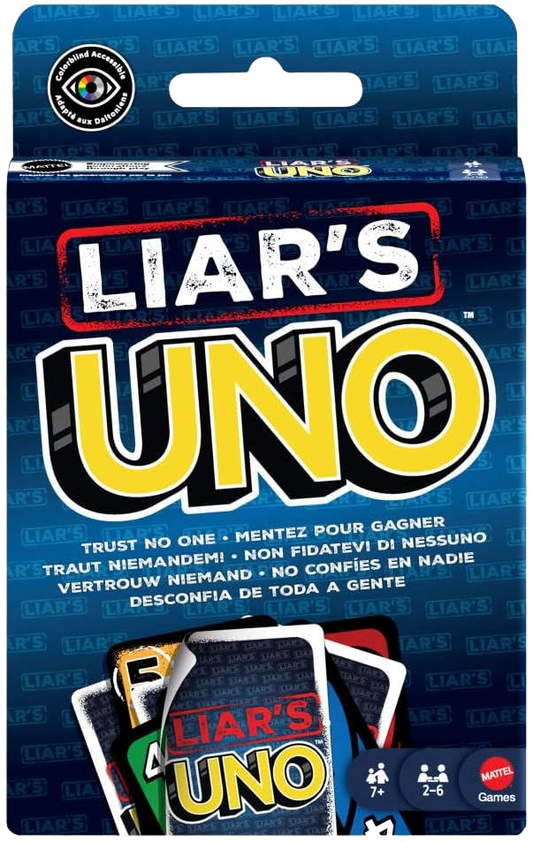 Liar's UNO Card Game - Trust No One Party Game