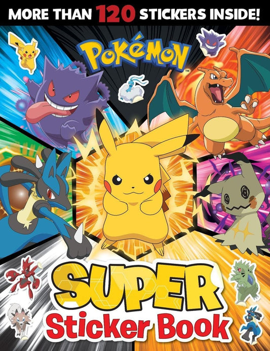 Pokémon Super Sticker Book (120+ Stickers)