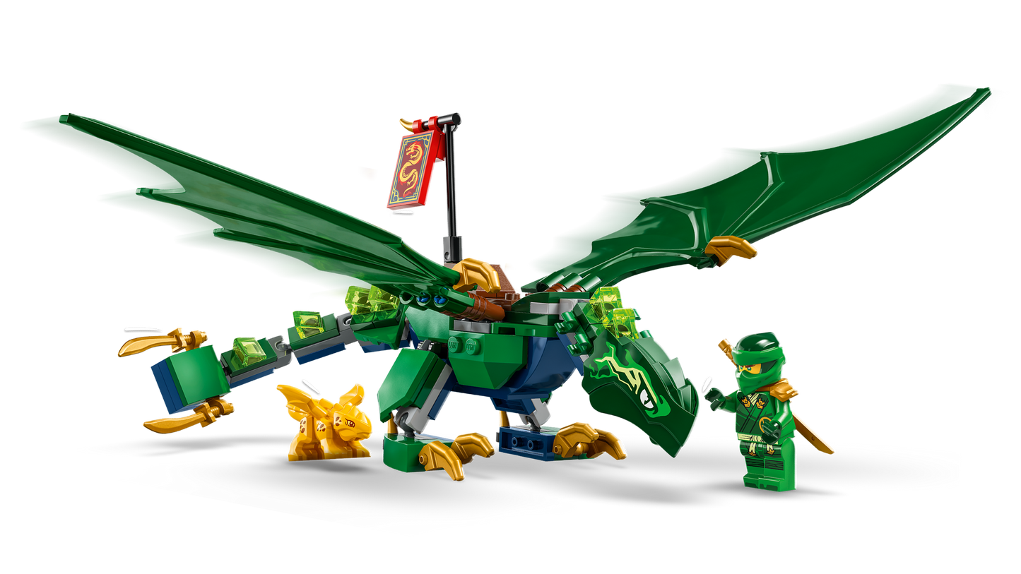 LEGO NINJAGO Lloyd's Green Forest Dragon (71829) No Box