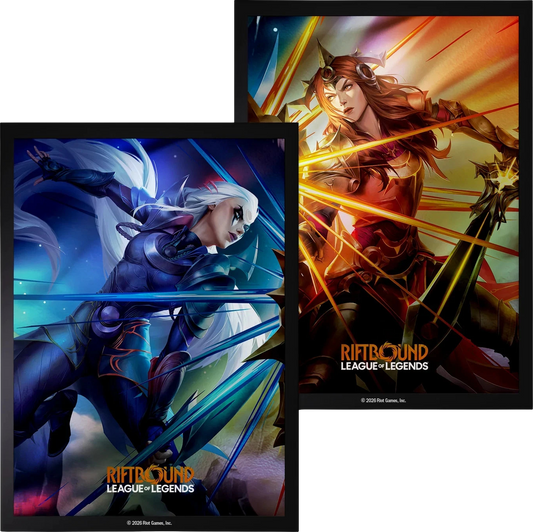 League of Legends Riftbound Diana vs Leona Sleeves