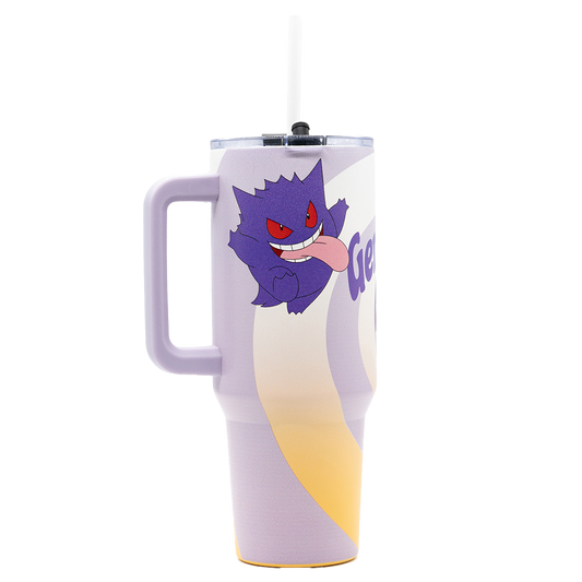 Pokémon Gengar 40oz Insulated Tumbler with Handle & Straw