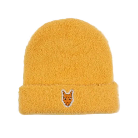 Pokémon Pikachu Yellow Beanie with Charizard Patch