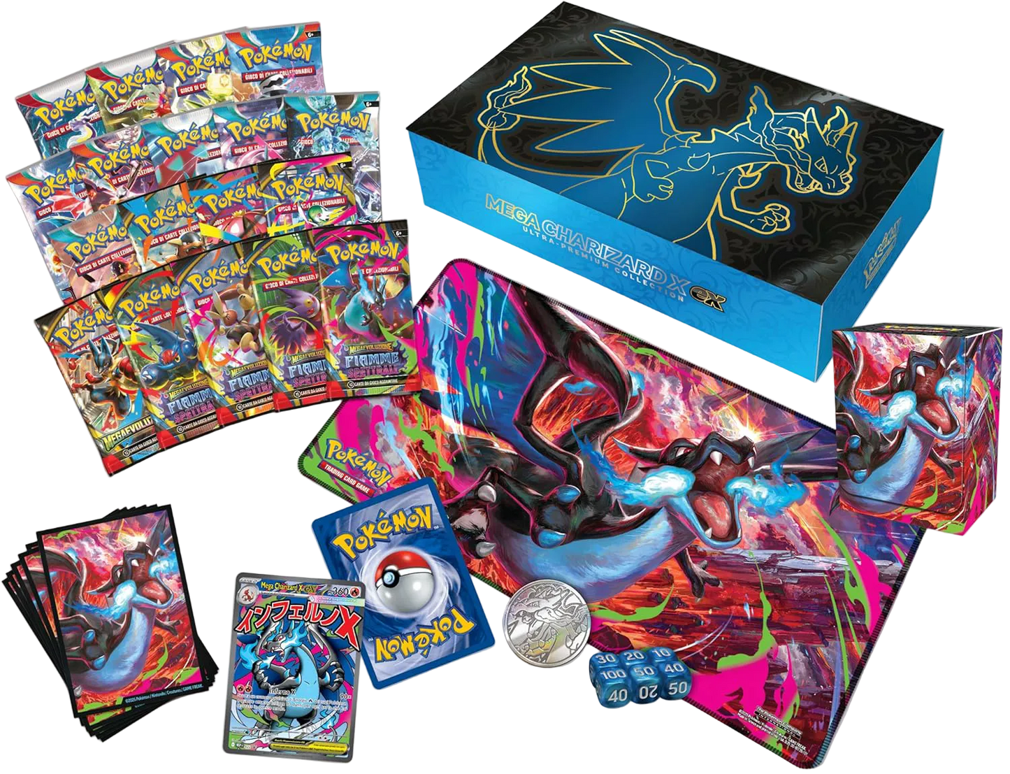 Pokémon TCG: Mega Charizard X ex Ultra-Premium Collection