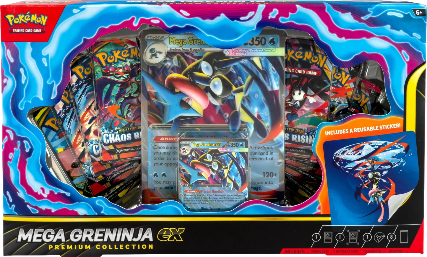 Pokémon TCG Mega Greninja ex Premium Collection