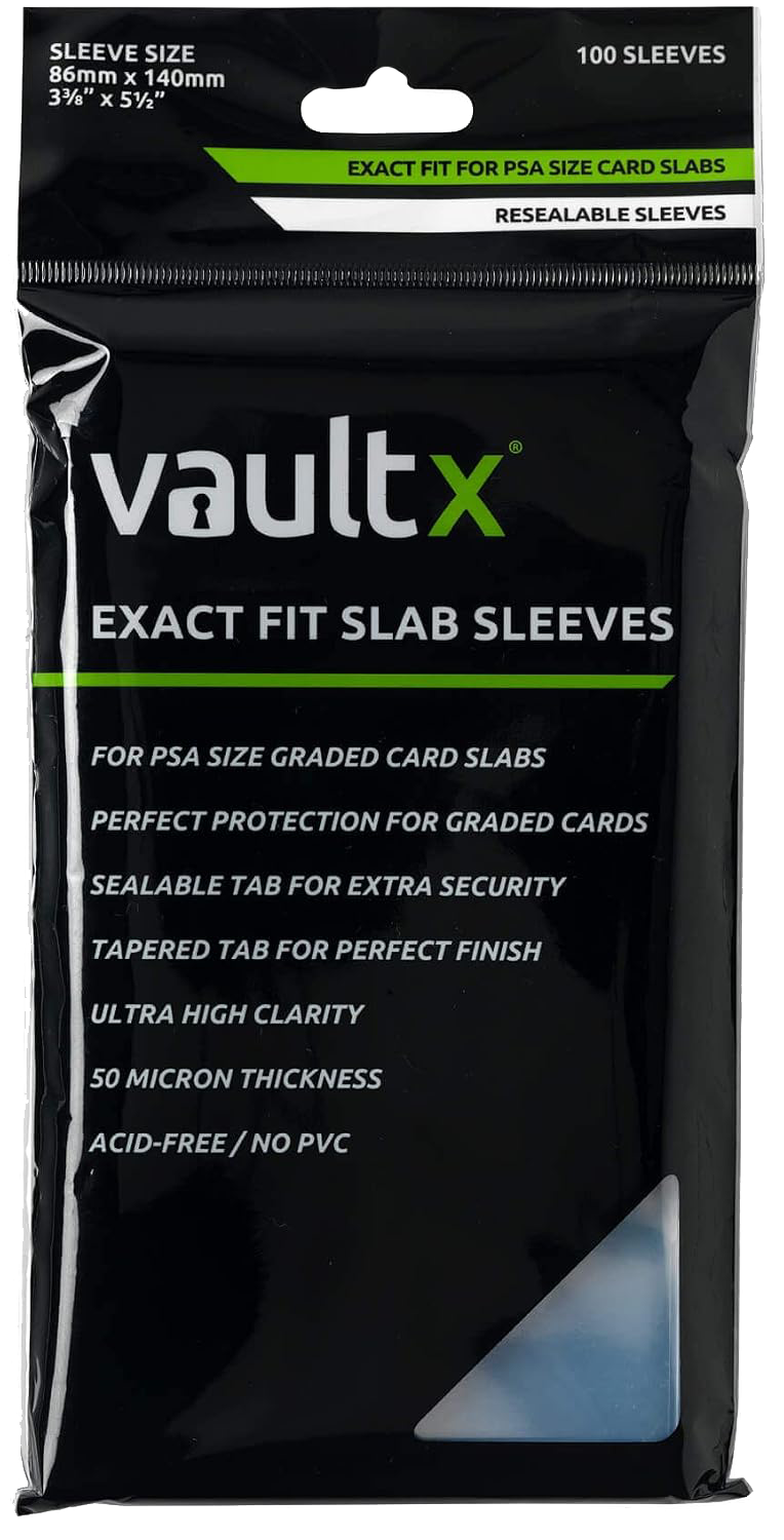 Vault X Exact Fit Slab Sleeves - Exact Fit PSA (100pk)