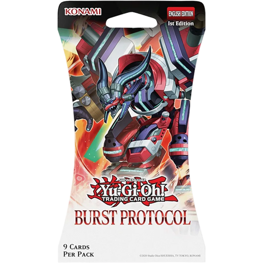 Yu-Gi-Oh! TCG Burst Protocol 1st Edition booster pack — 9 cards, Borrel & Rokket themes by Konami