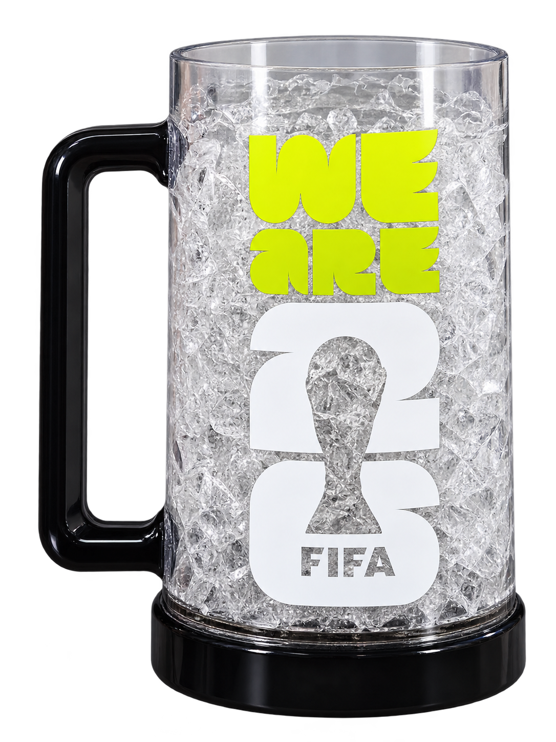 FIFA World Cup 2026 We Are 26 Clear Beer Stein Mug