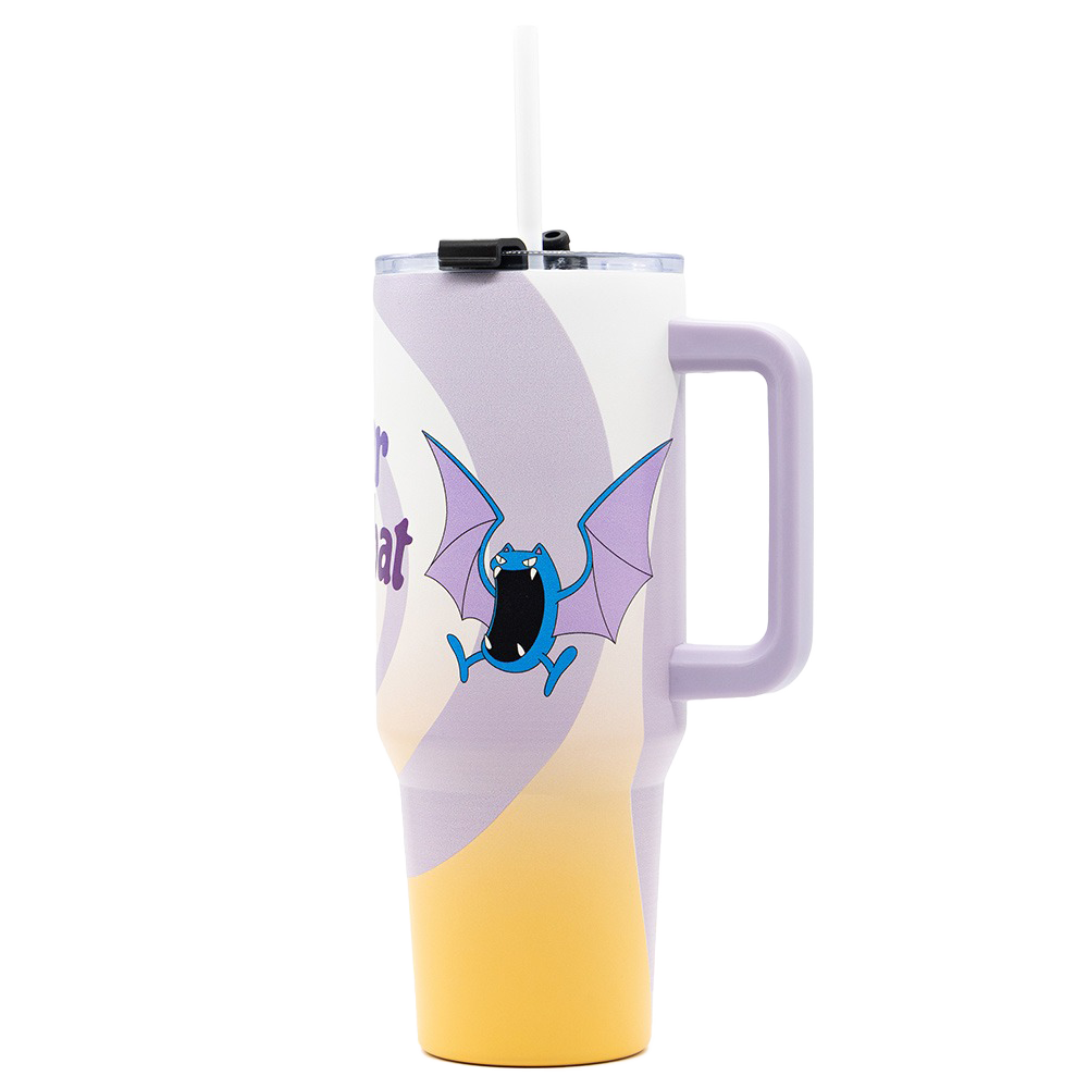 Pokémon Gengar 40oz Insulated Tumbler with Handle & Straw