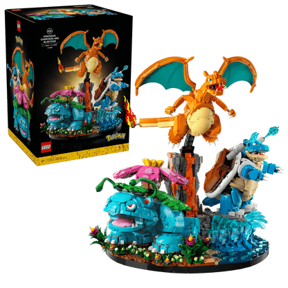 LEGO Pokémon Venusaur, Charizard and Blastoise