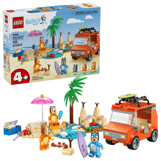 Bluey's Beach and Family Car Trip