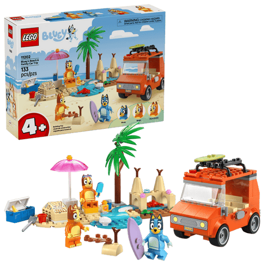 Bluey's Beach and Family Car Trip
