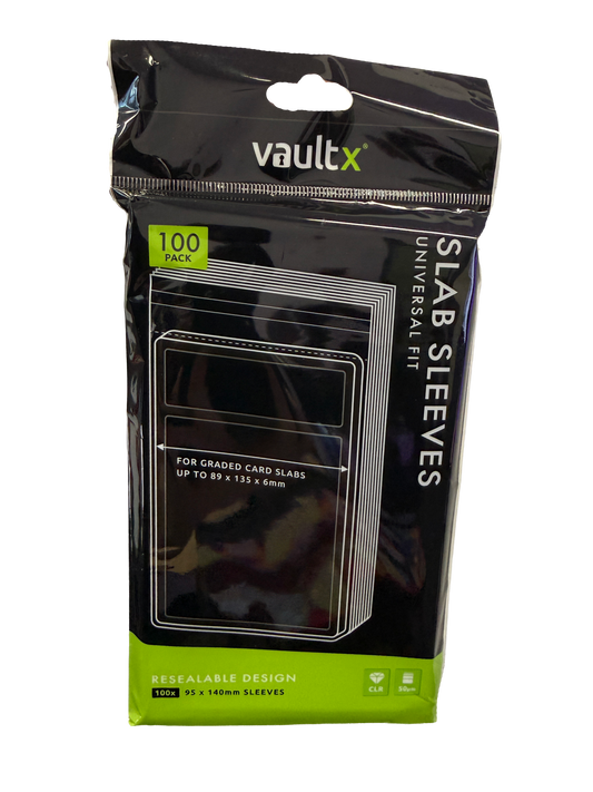 VaultX Slab Sleeves Universal Fit (100 Pack)