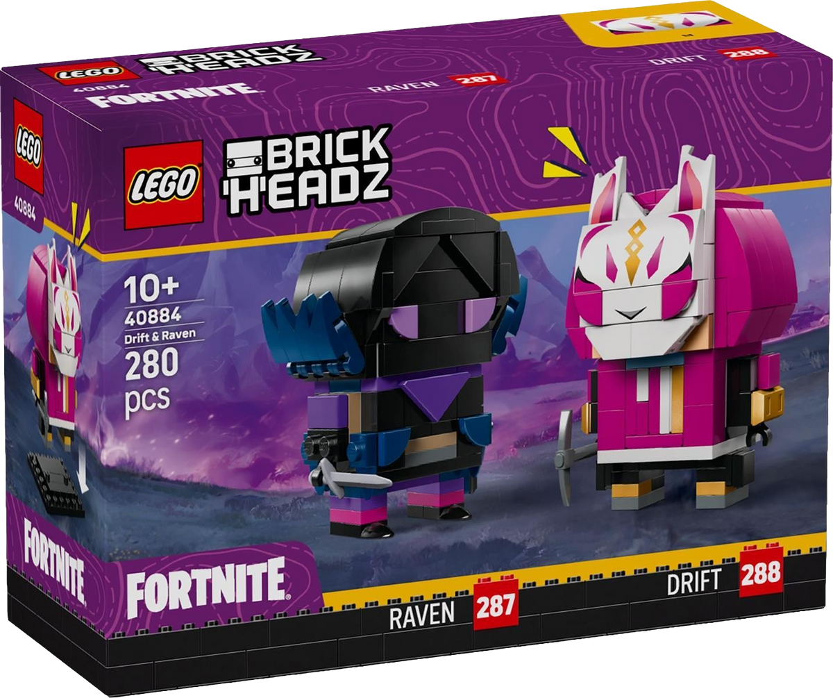 LEGO BrickHeadz Fortnite Raven & Drift (40884)