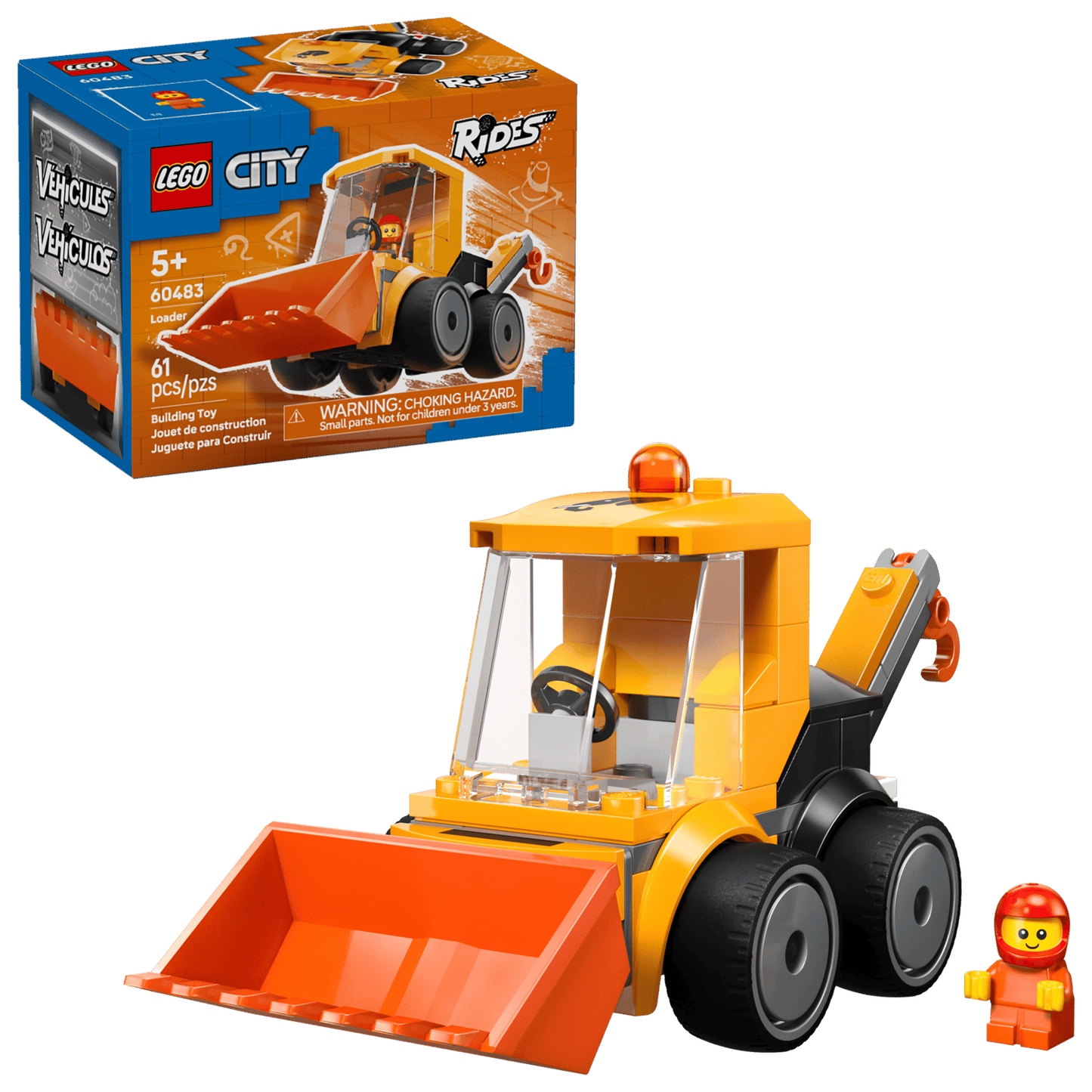 LEGO City 60483 RIDZ Mini Construction Vehicle