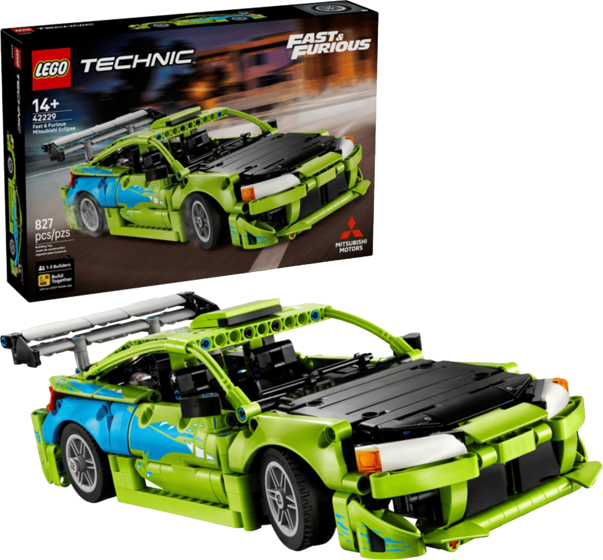 LEGO Technic Fast and Furious Mitsubishi Eclipse Car (42229)