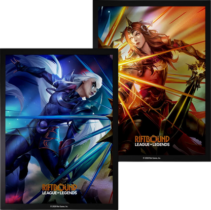 League of Legends Riftbound Diana vs Leona Sleeves