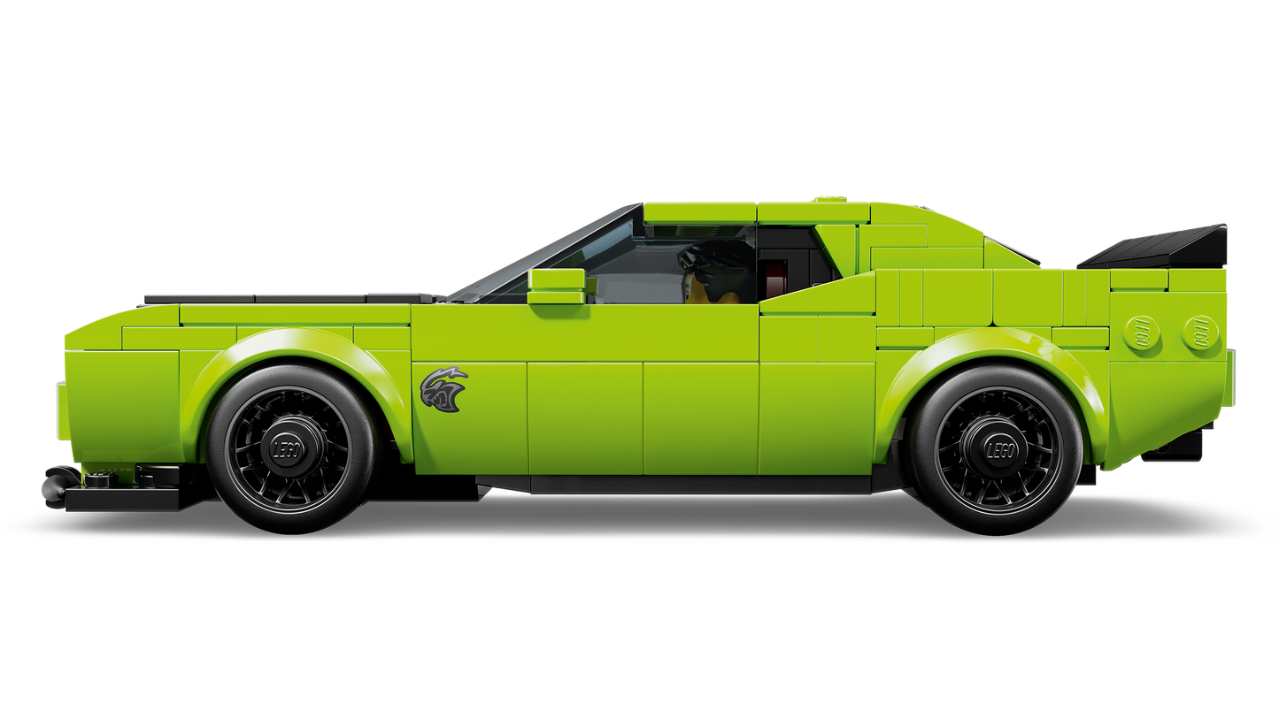 Lego 77237 Dodge Challenger SRT Hellcat Sports Car Side Profile