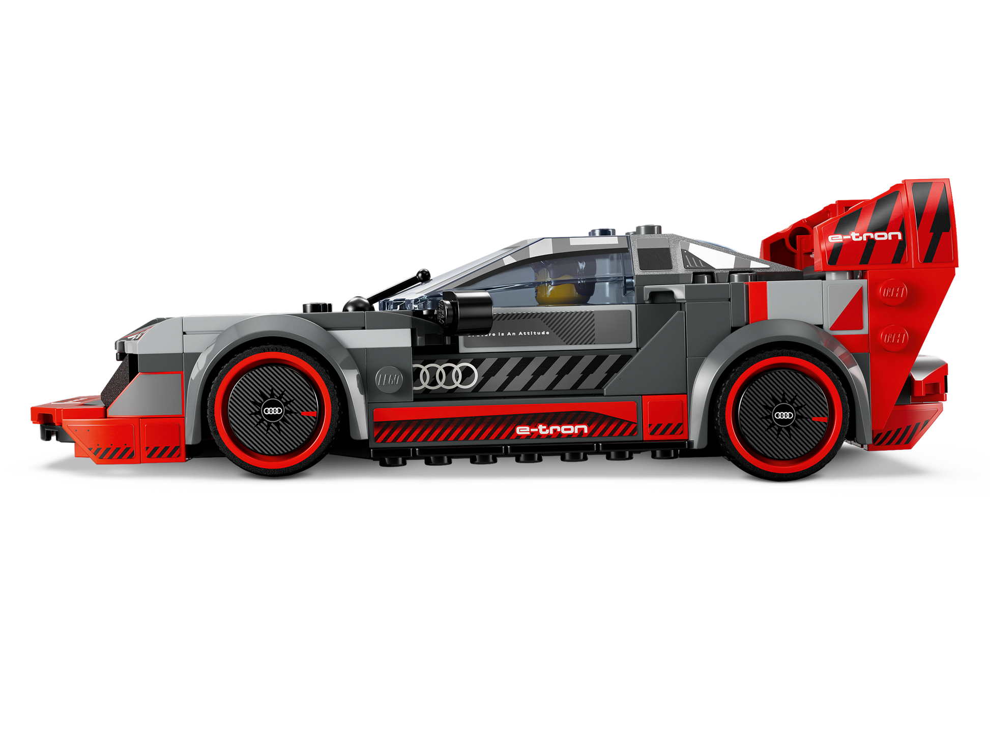 Lego Audi S1 e-tron quattro Race Car side profile