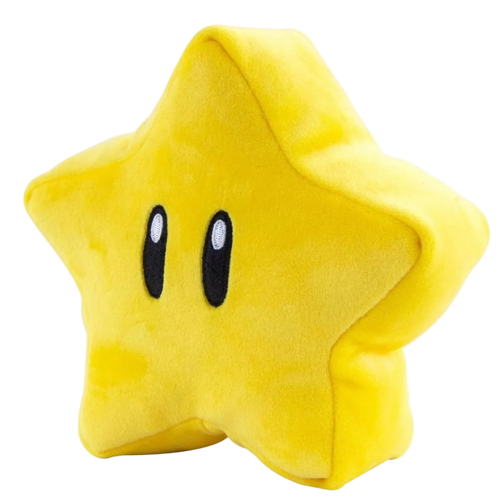 Nintendo Super Mario Super Star Plush Toy Angle Shot