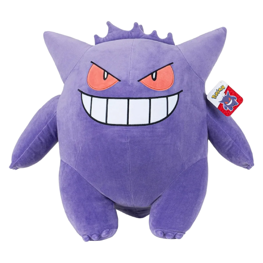 Pokémon Gengar 24-inch plush toy, 61cm purple Ghost-type stuffed figure, officially licensed
