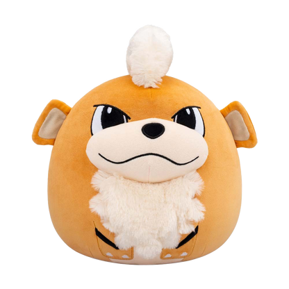 Pokémon Growlithe Squishmallow 10-inch plush toy, soft marshmallow-like polyester, officially licensed