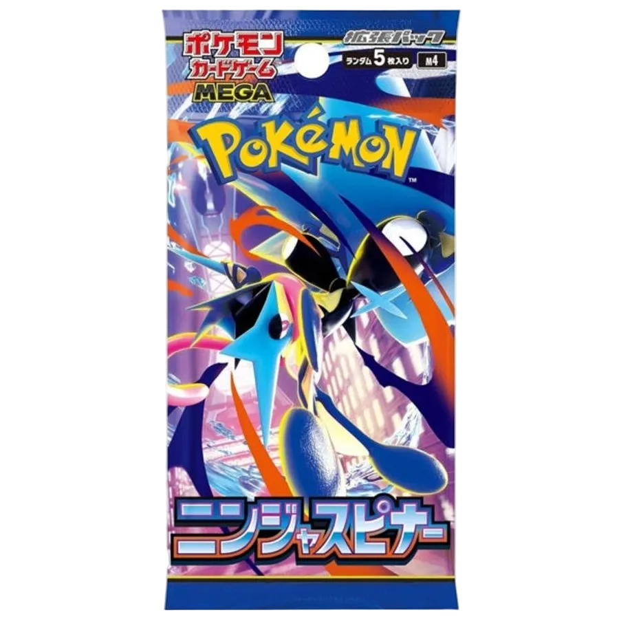 Pokémon Japanese Booster Pack - Ninja Spinner set