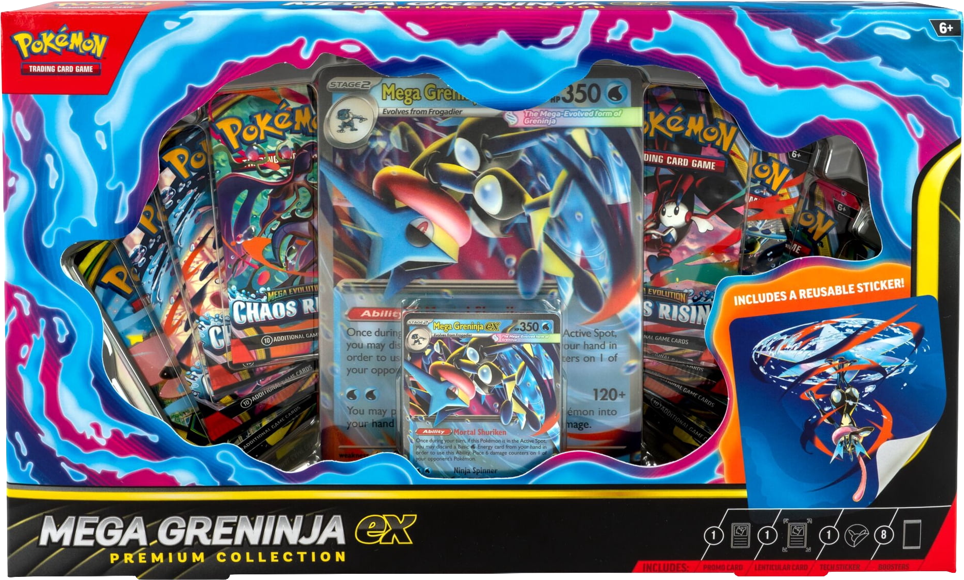 Pokémon TCG Mega Greninja ex Premium Collection