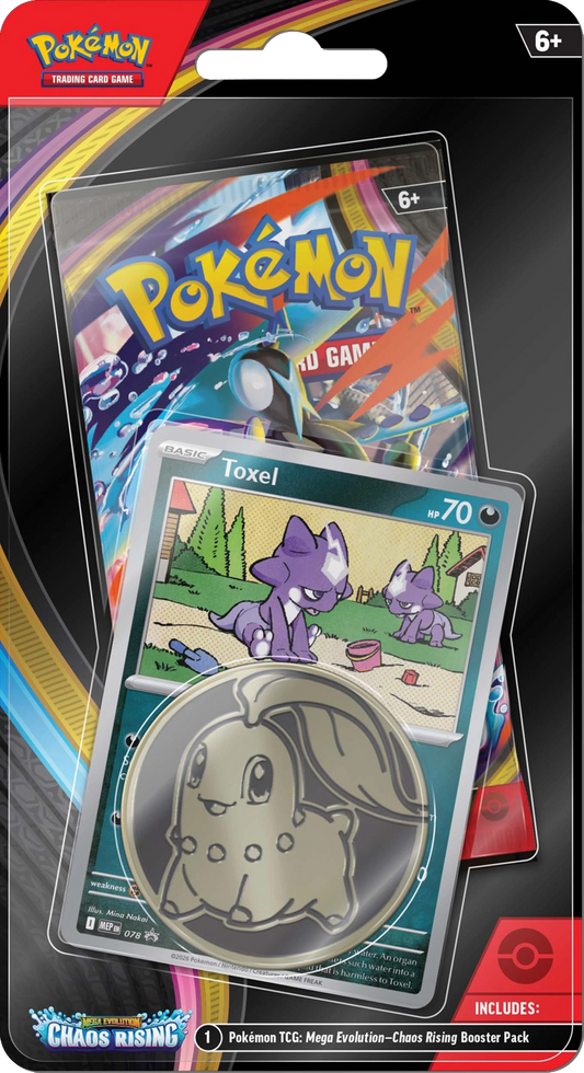 Pokémon TCG Toxel Collector Pack with Booster & Coin