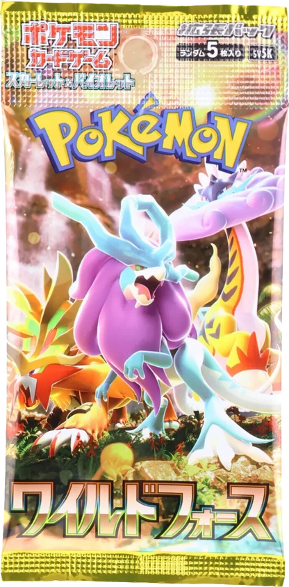 Pokémon TCG Wild Force Booster Pack (Japanese) Front