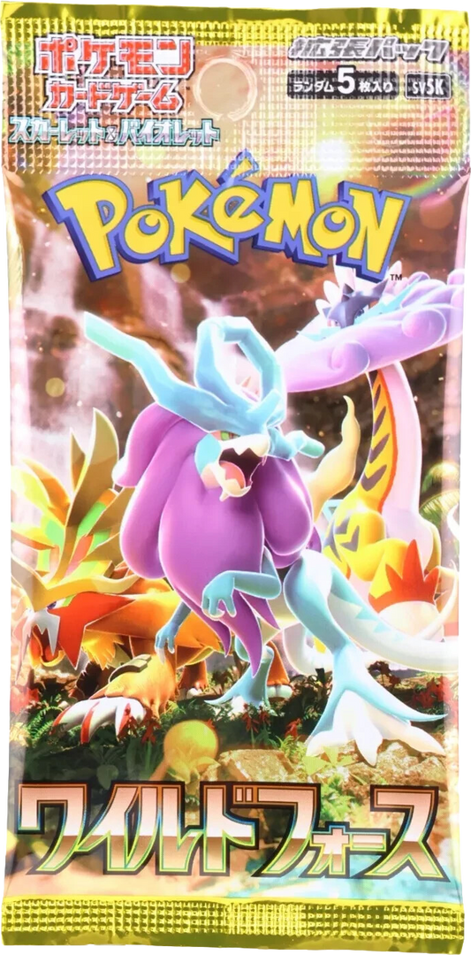 Pokémon TCG Wild Force Booster Pack (Japanese) Front