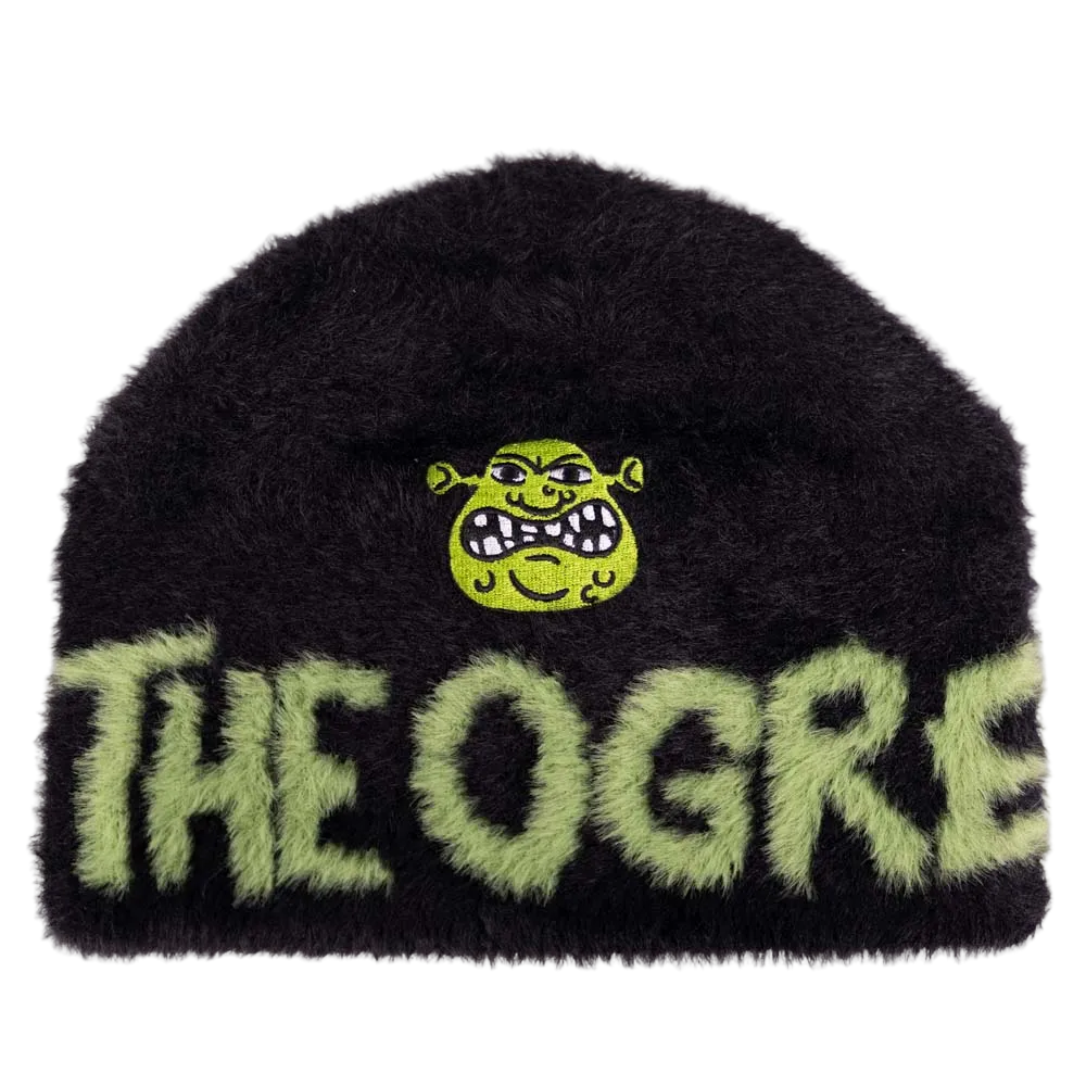 Shrek Embroidered Fuzzy Beanie Hat