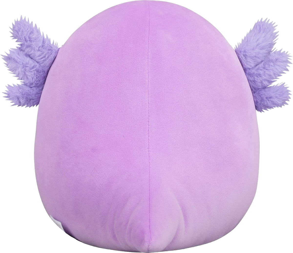Squishmallows Monica Axolotl with Present 20cm Plush - Front Side