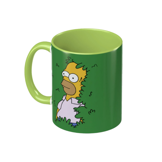 The Simpsons Homer Hedge Mug – Green Ceramic
