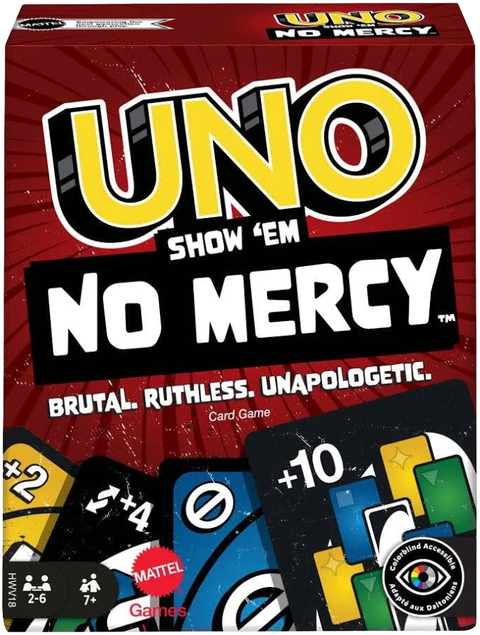 UNO Show 'Em No Mercy Card Game by Mattel