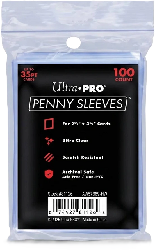 Ultra PRO Penny Sleeves – 100 Pack Card Protectors