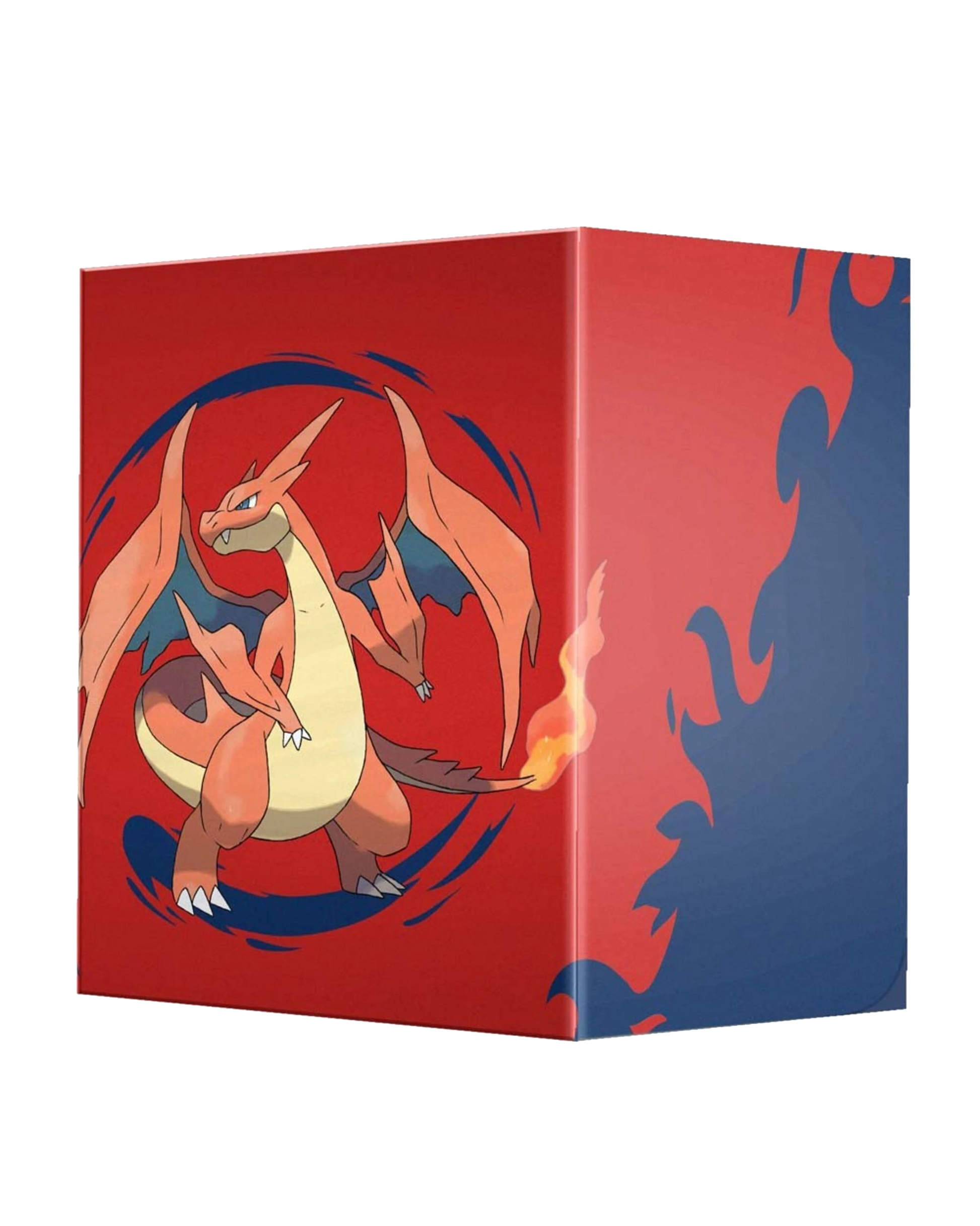 Ultra PRO Pokemon Charizard 9-Pocket Portfolio featuring orange Fire-type Pokemon on red background, sealed in packaging