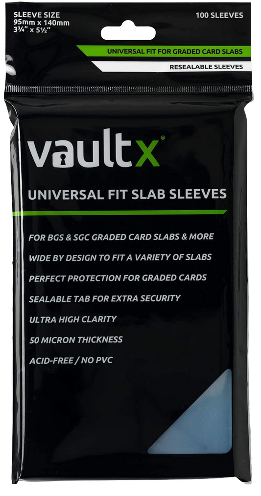 VaultX Slab Sleeves Universal Fit (100 Pack) no bcg