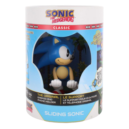 Sonic the Hedgehog phone holder packaging on a white background