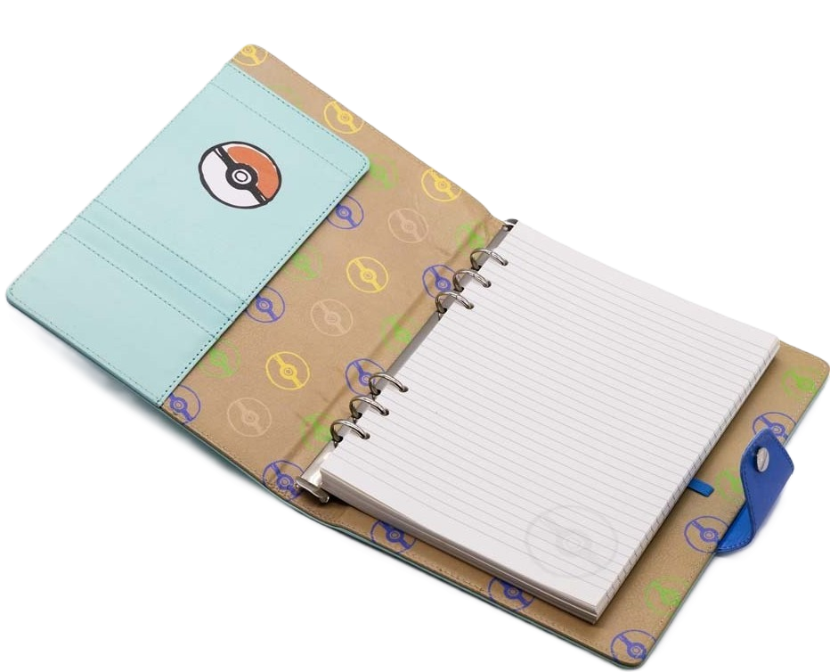 Pokémon Pikachu & Friends A5 Notebook with Snap Closure - Mint