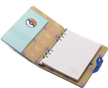 Pokémon Pikachu & Friends A5 Notebook with Snap Closure - Mint