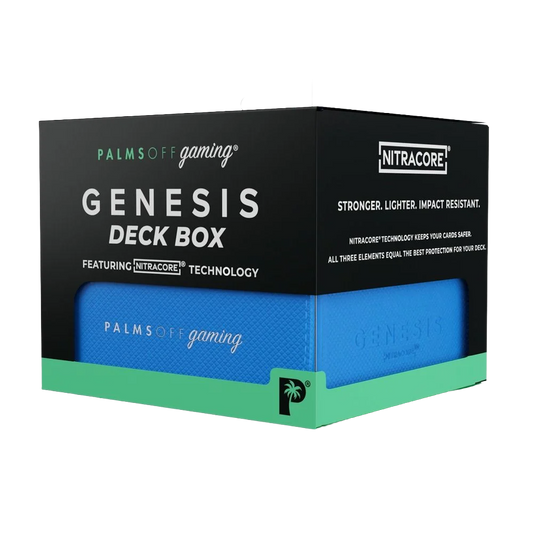 Palms Off Gaming Genesis Deck Box - Blue