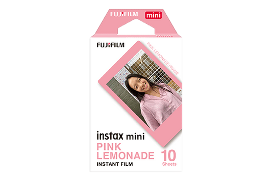 Fujifilm Instax Mini Pink Lemonade Instant Film (10 Sheets)