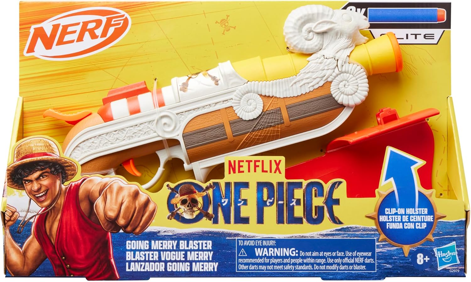 Nerf Netflix One Piece Going Merry Blaster