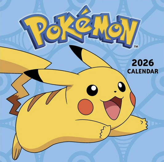Pokemon 2026 Wall Calendar – Pikachu & Friends Official